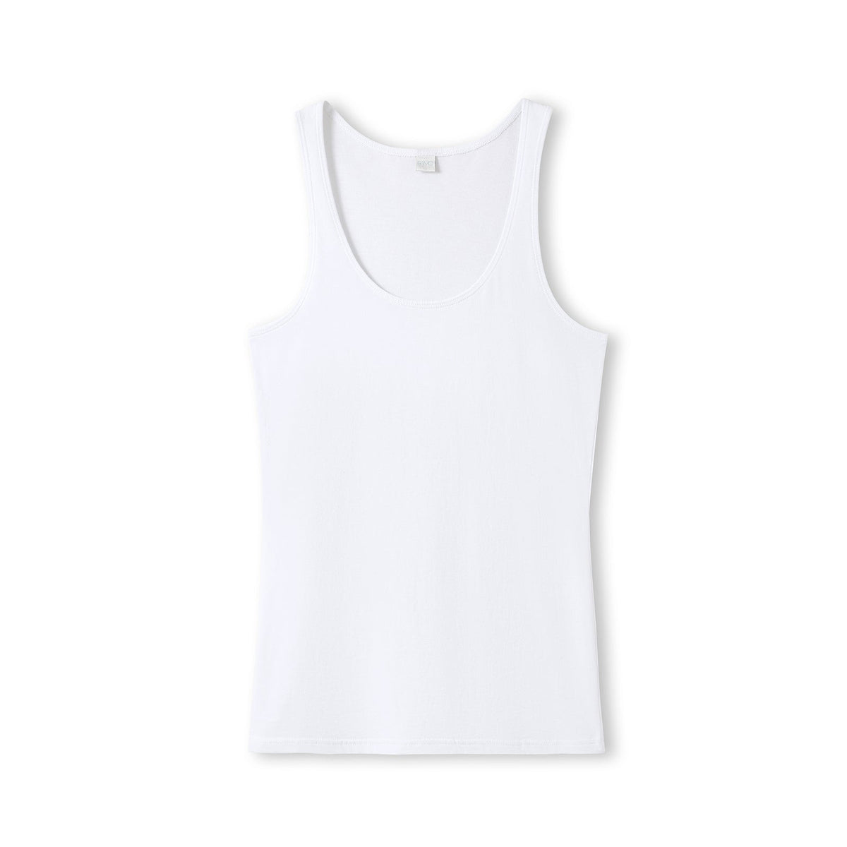 Womens American Style Singlet - White - Front