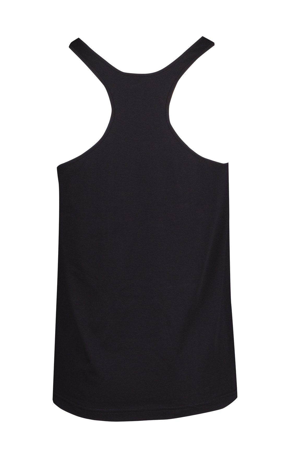 Mens Greatness Athletic T-back Singlet - Black - Back