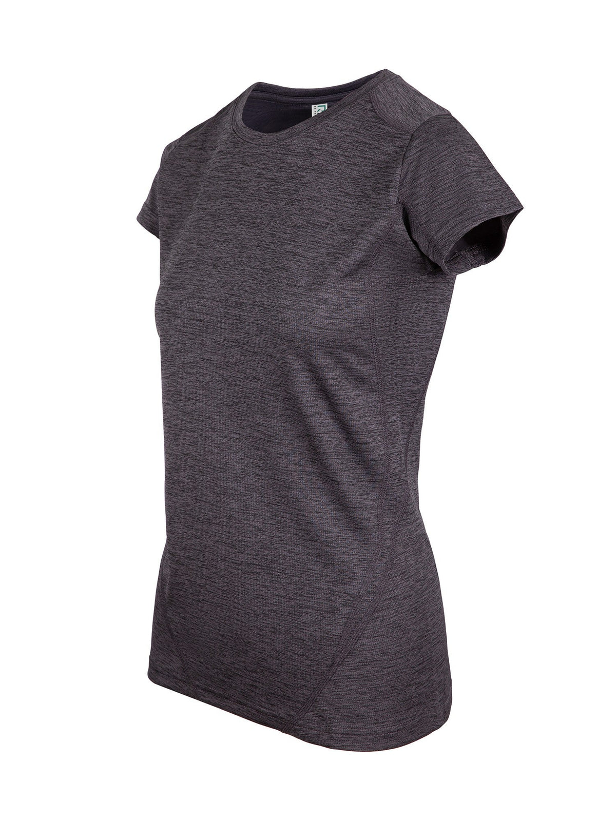 Women's Challenger 100% polyester T-shirt - Dark Marl - Side