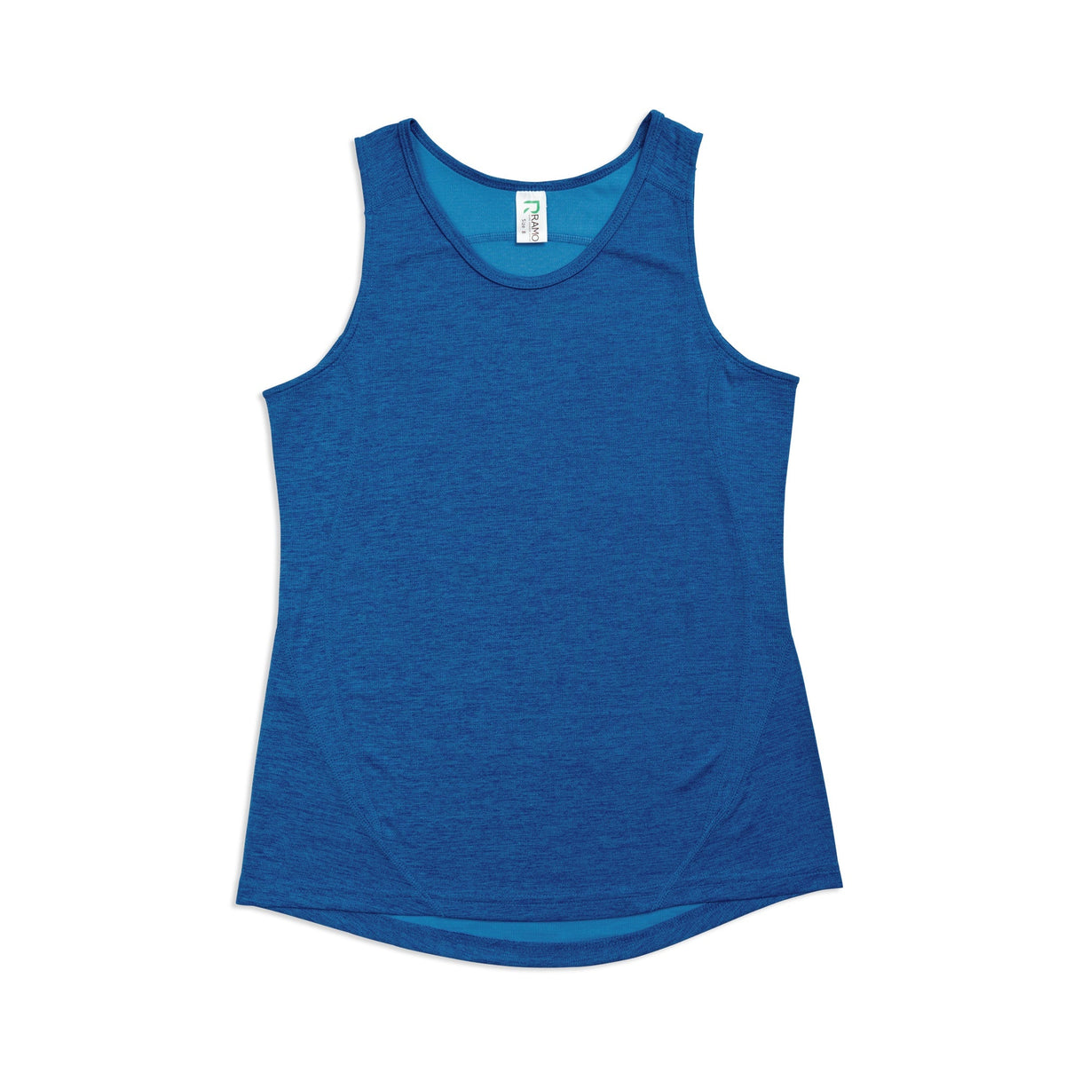 Womens' Challenger 100% polyester singlet - Royal Marl - Front