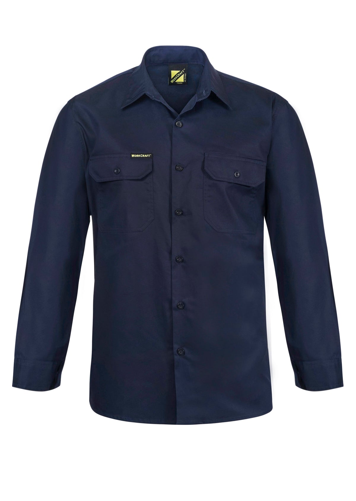 Lightweight Long Sleeve Vented Cotton Drill Shirt
