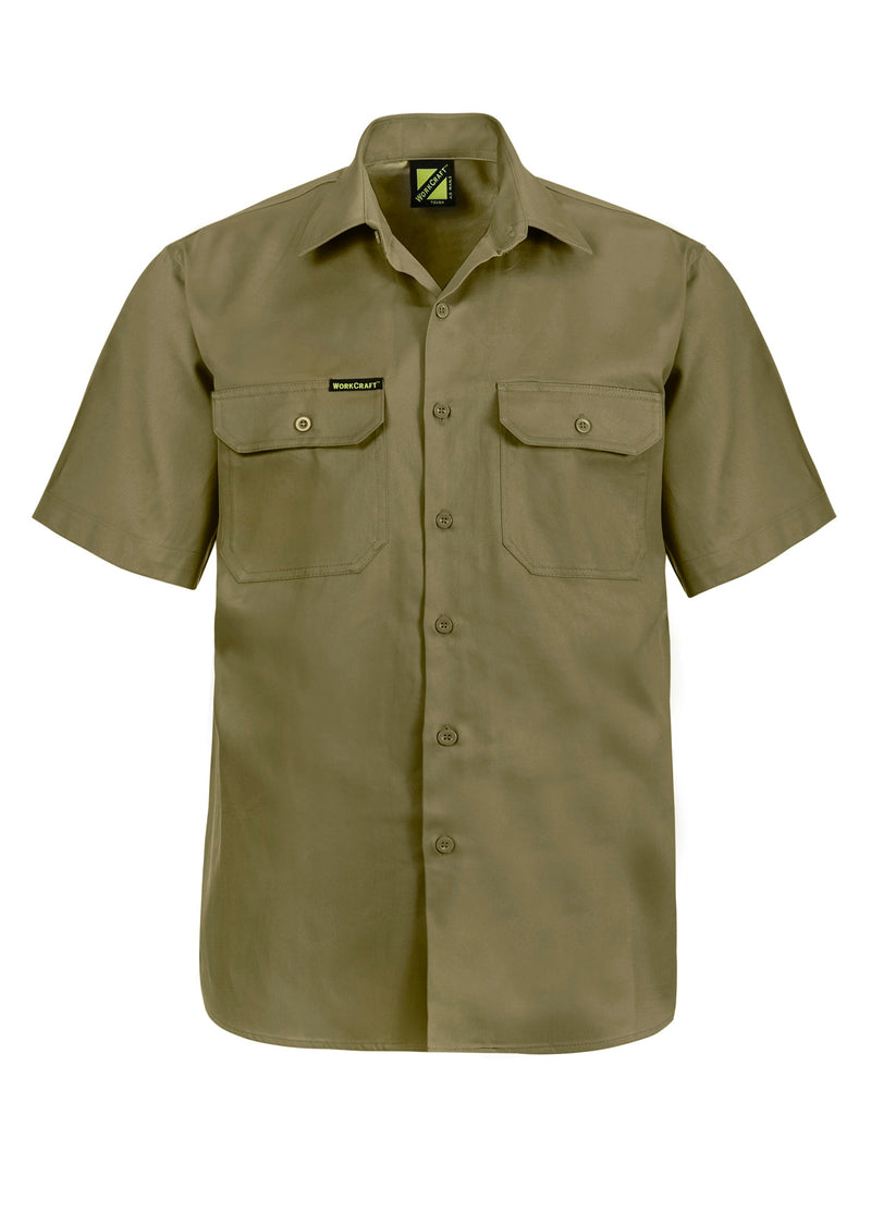 Short Sleeve Cotton Drill Shirt