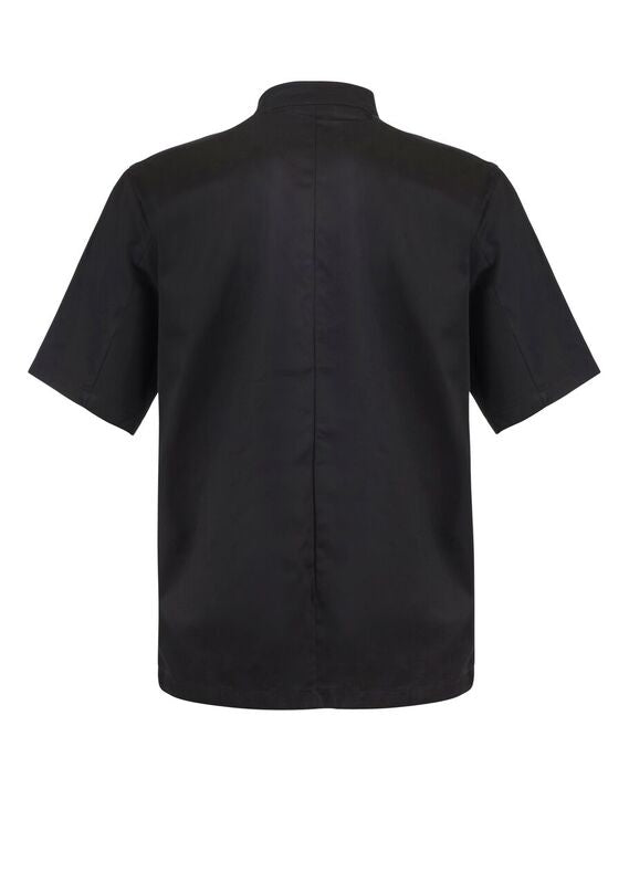 Classic Short Sleeve Chefs Jacket - Black