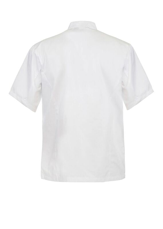 Lightweight Executive Short Sleeve Chefs Jacket - White