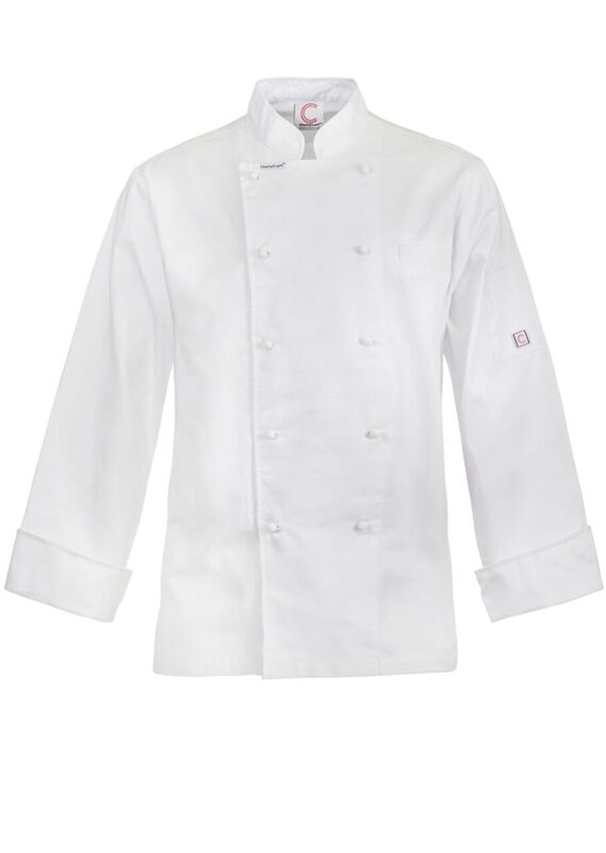 Lightweight Executive Long Sleeve Chefs Jacket - White