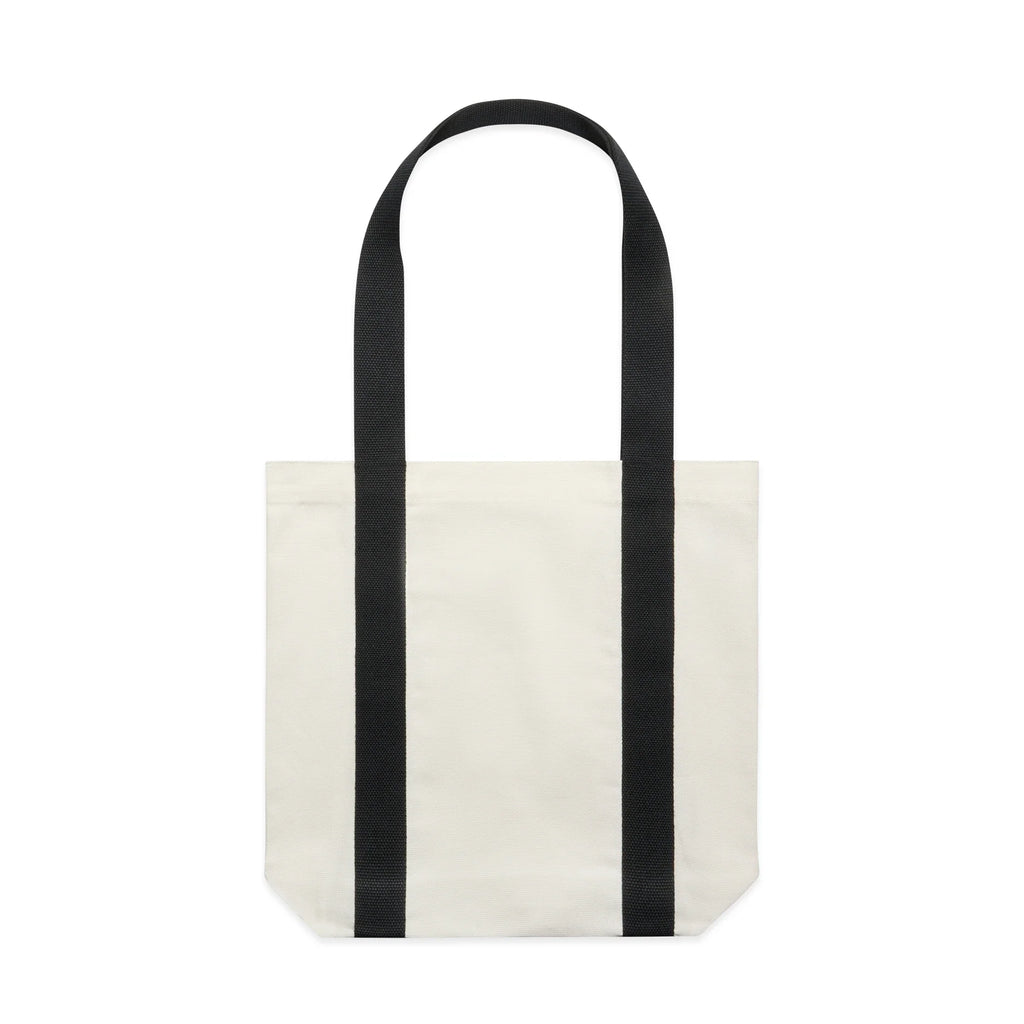 Two-Tone Carrie Tote 1008 - Cream/Black - Front