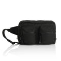 Recycled Double Waist Bag 1025 - Black - Front
