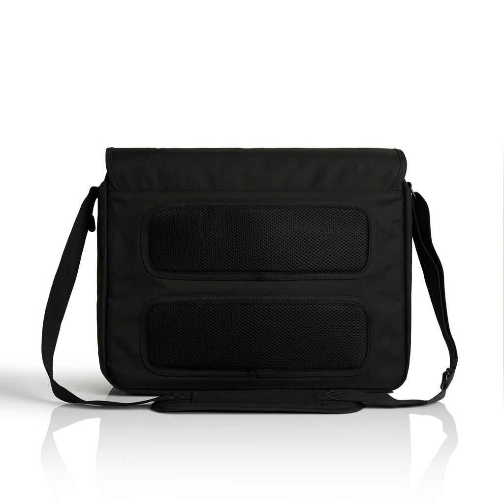 Recycled Messenger Bag 1027 - Black - Back