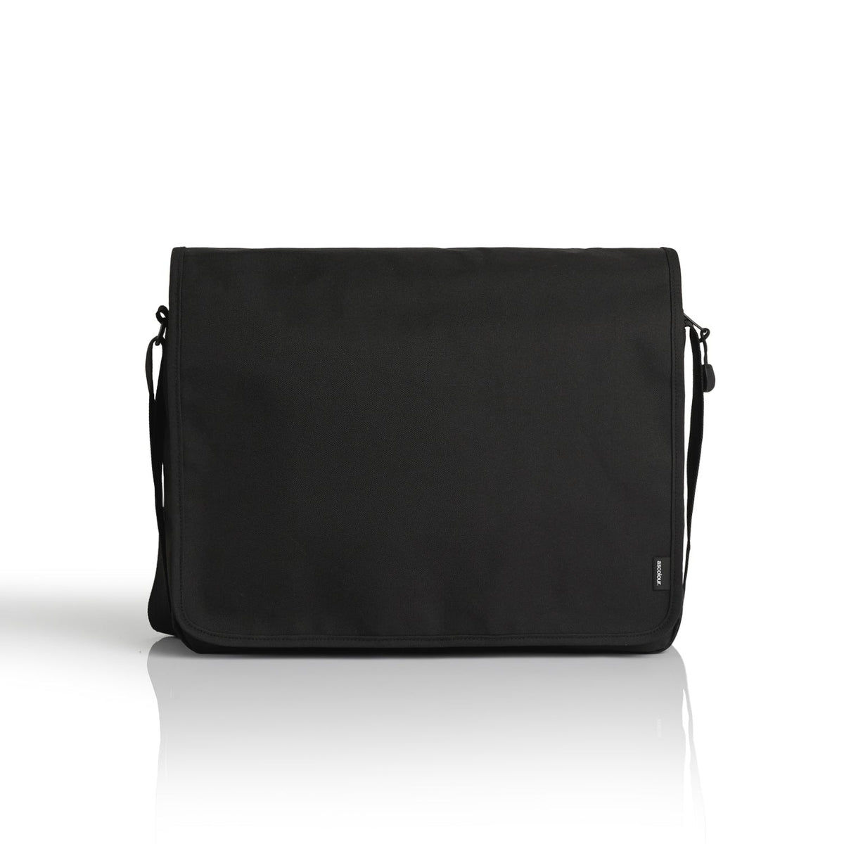 Recycled Messenger Bag 1027 - Black - Front