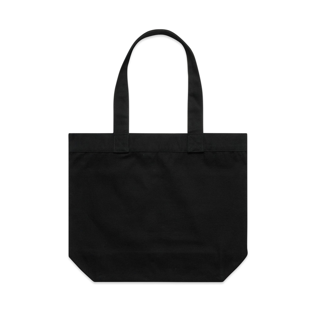 Pocket Tote Bag 1041 - Black - Back