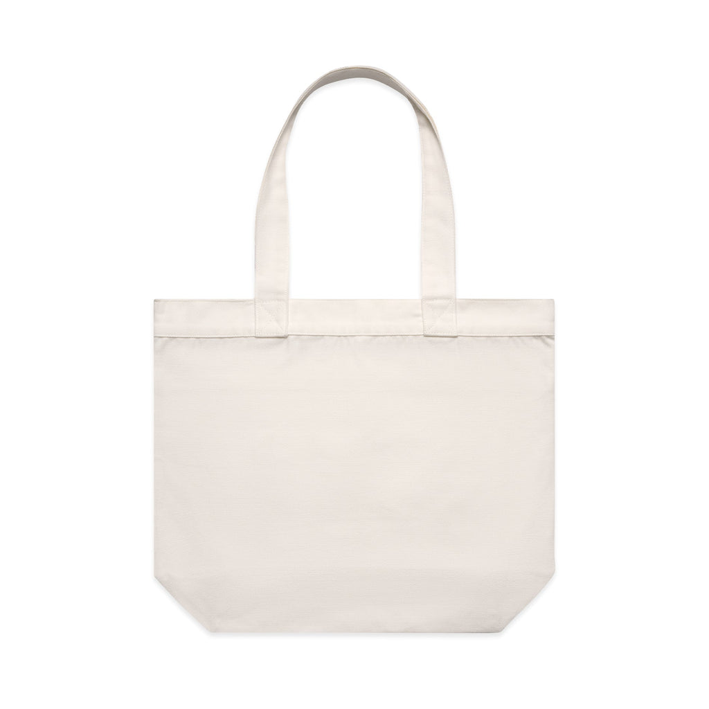 Pocket Tote Bag 1041 - Cream - Back