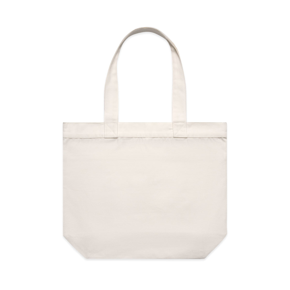 Pocket Tote Bag 1041 - Cream - Back