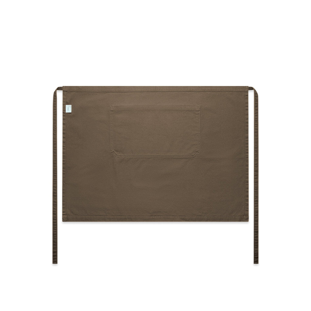 Canvas Half Apron 1081 - Walnut - Back