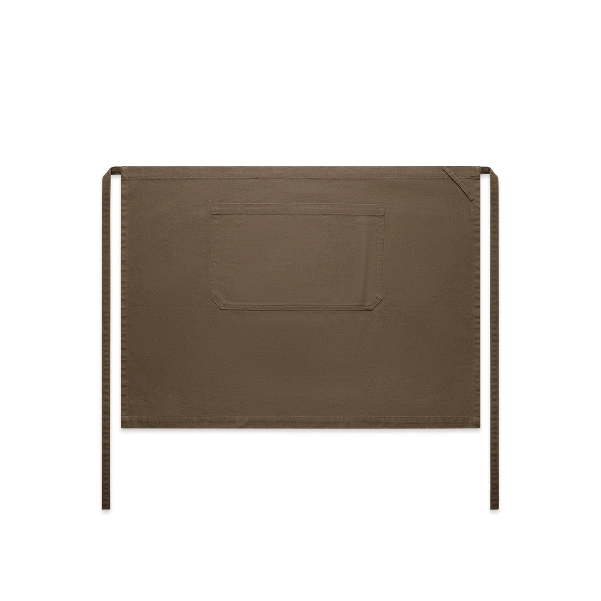 Canvas Half Apron 1081 - Walnut - Front