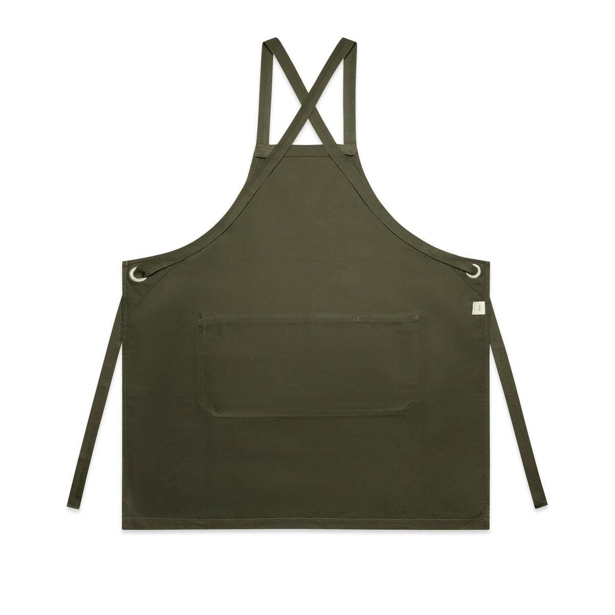 Carrie Apron 1082 - Army - Back