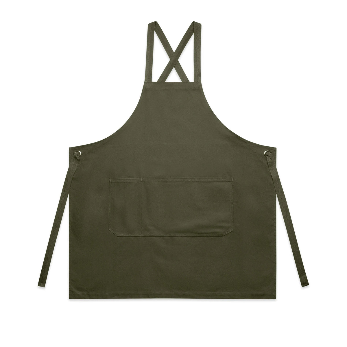 Carrie Apron 1082 - Army - Front