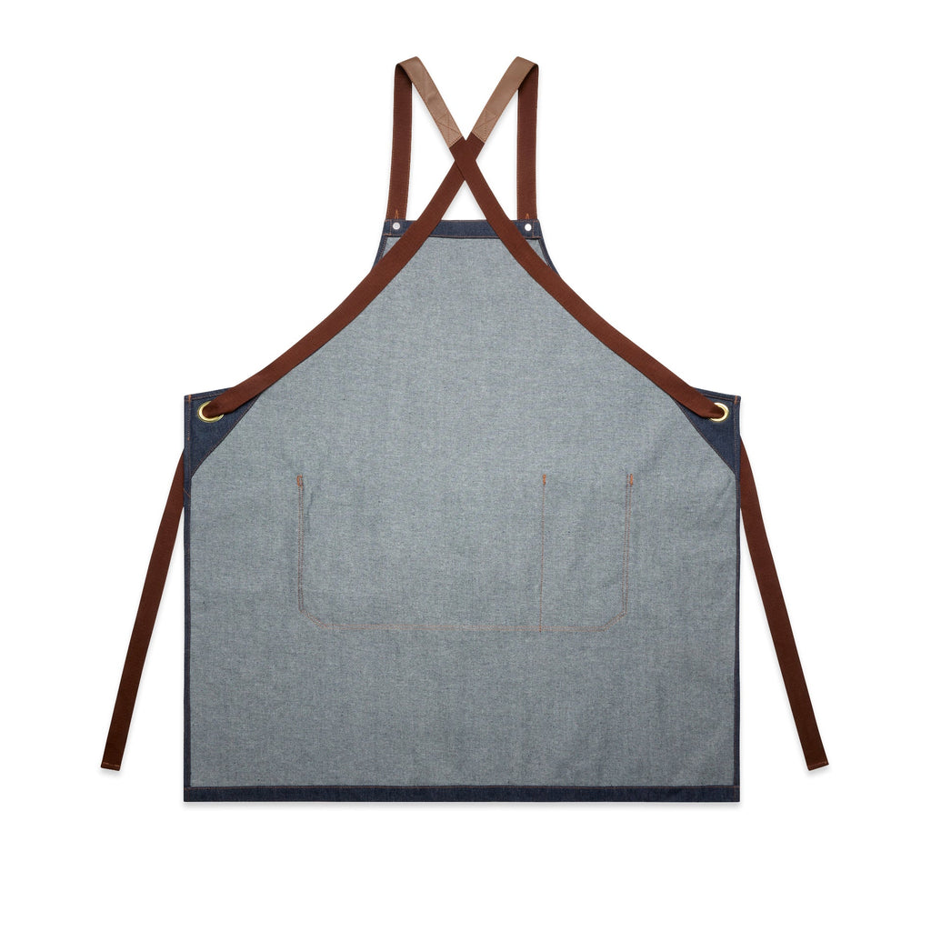 Denim Apron 1084 - Indigo - Back