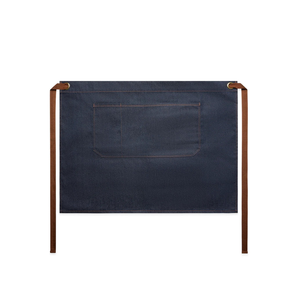 Denim Half Apron 1085 - Denim - Front
