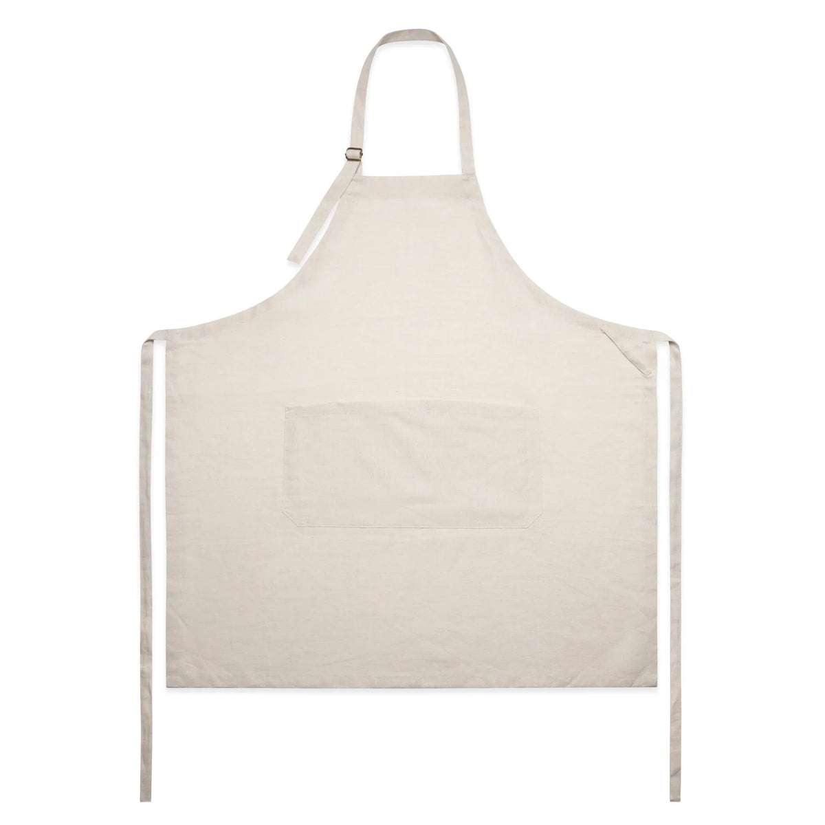Linen Apron 1086 - Natural - Front