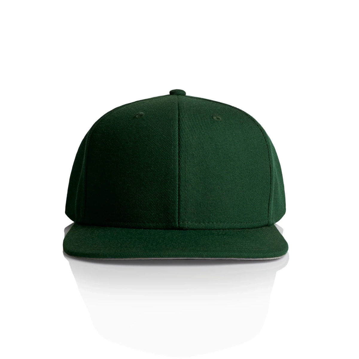 Stock Cap 1100 - Forest Green - Front