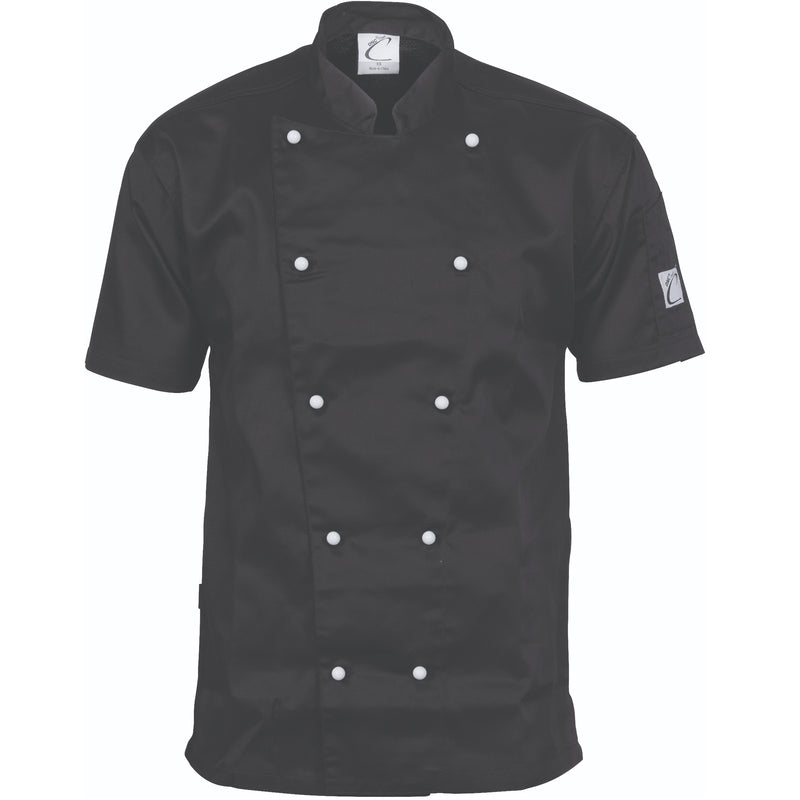 DNC Workwear Traditional Chef Jacket - Short Sleeve 1101