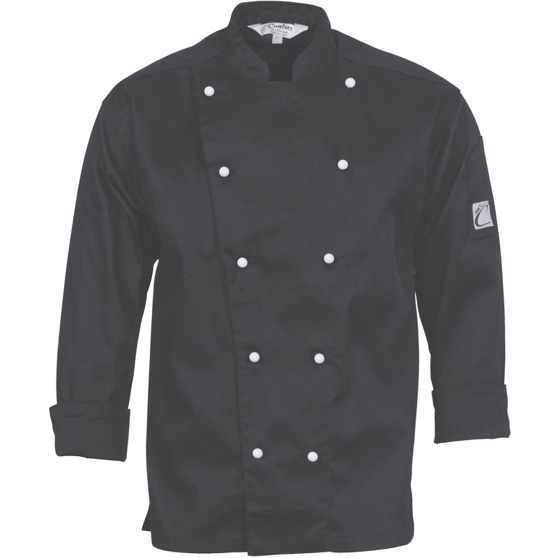 DNC Workwear Traditional Chef Jacket - Long Sleeve 1102