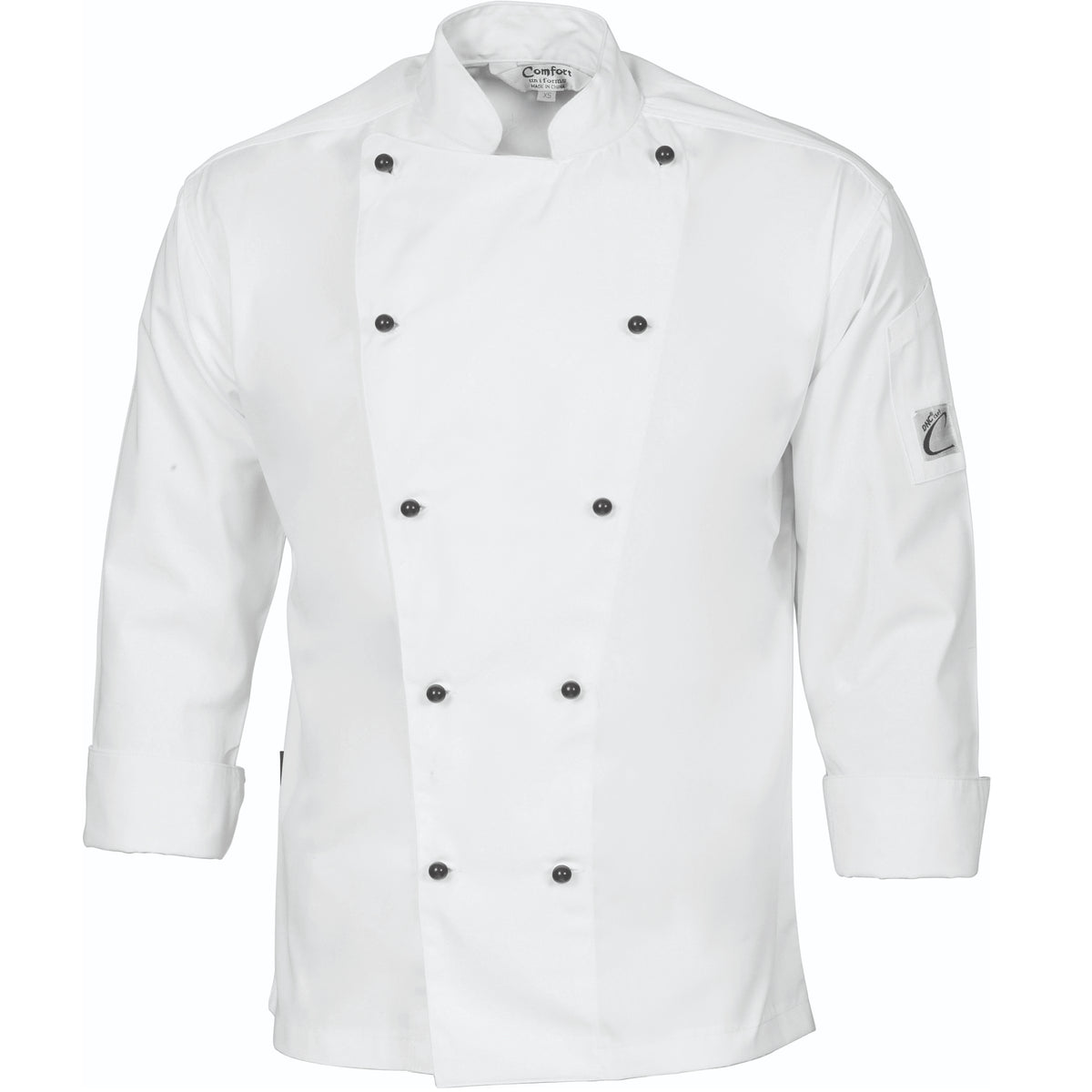 DNC Workwear Cool-Breeze Cotton Chef Jacket - Long Sleeve 1104