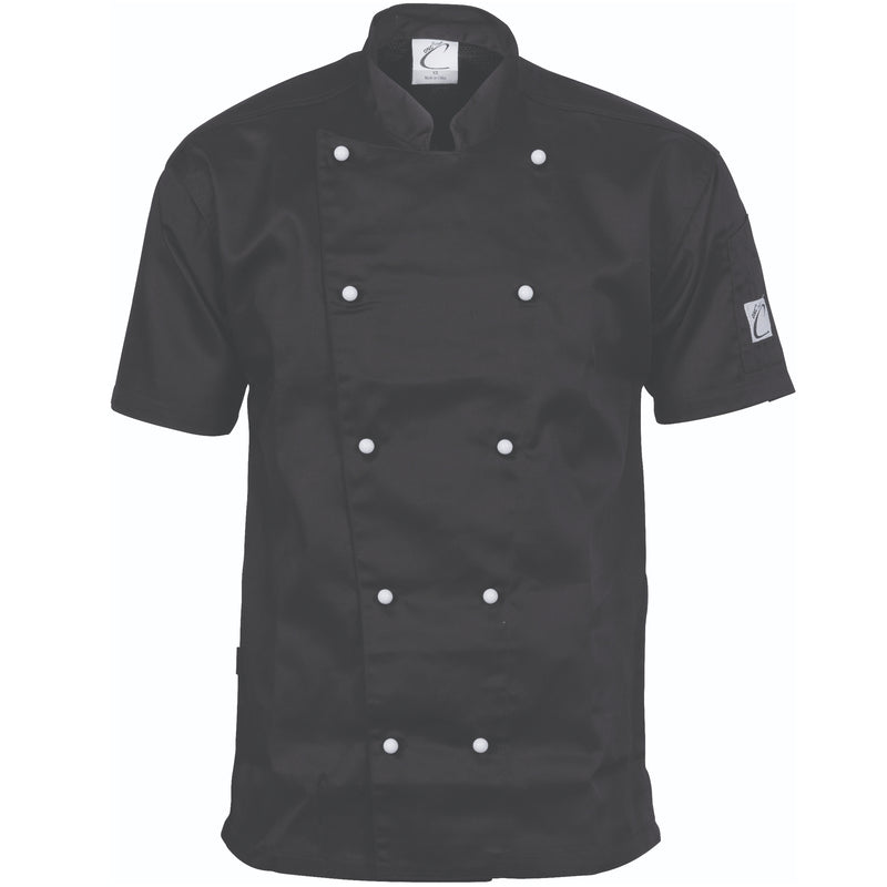 DNC Workwear Three Way Air Flow Chef Jacket - Short Sleeve 1105