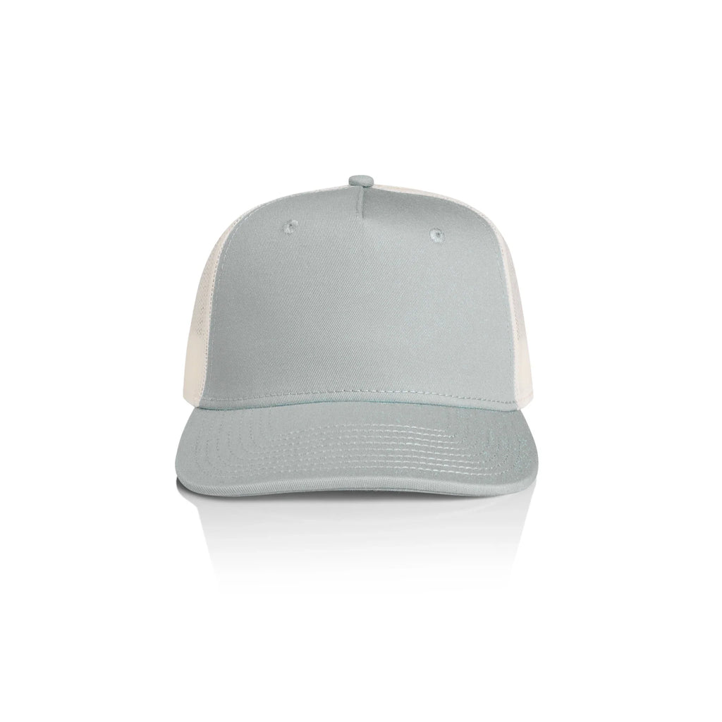 Stock Contrast Trucker 1110 - Smoke/Ecru - Front