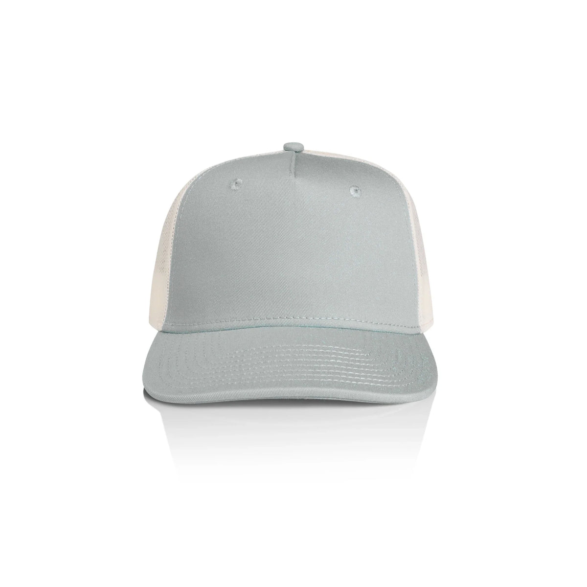 Stock Contrast Trucker 1110 - Smoke/Ecru - Front
