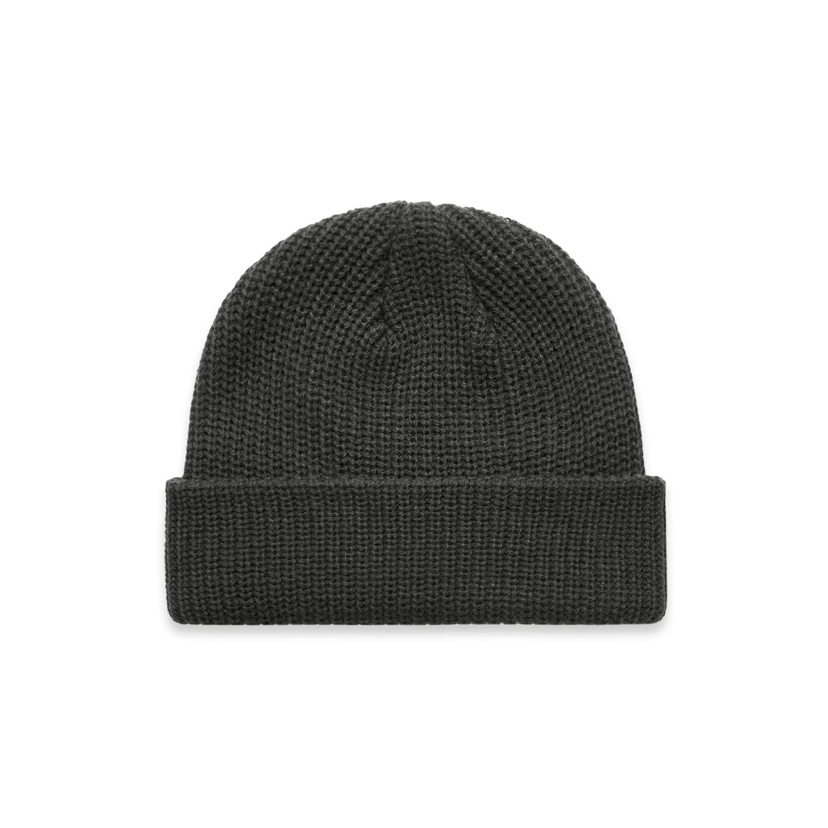 Cable Beanie 1120 - Coal - Front
