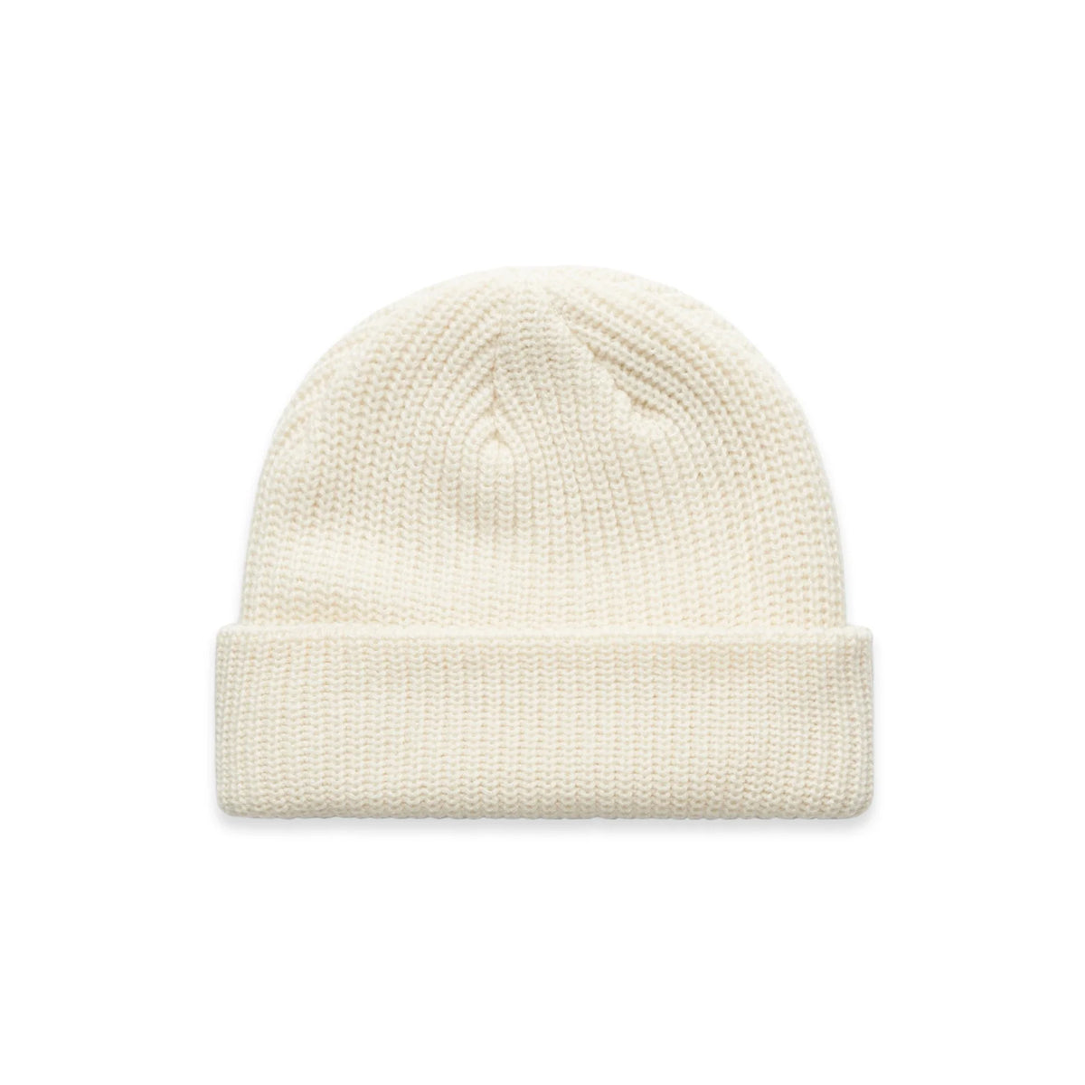 Cable Beanie 1120 - Ecru - Front