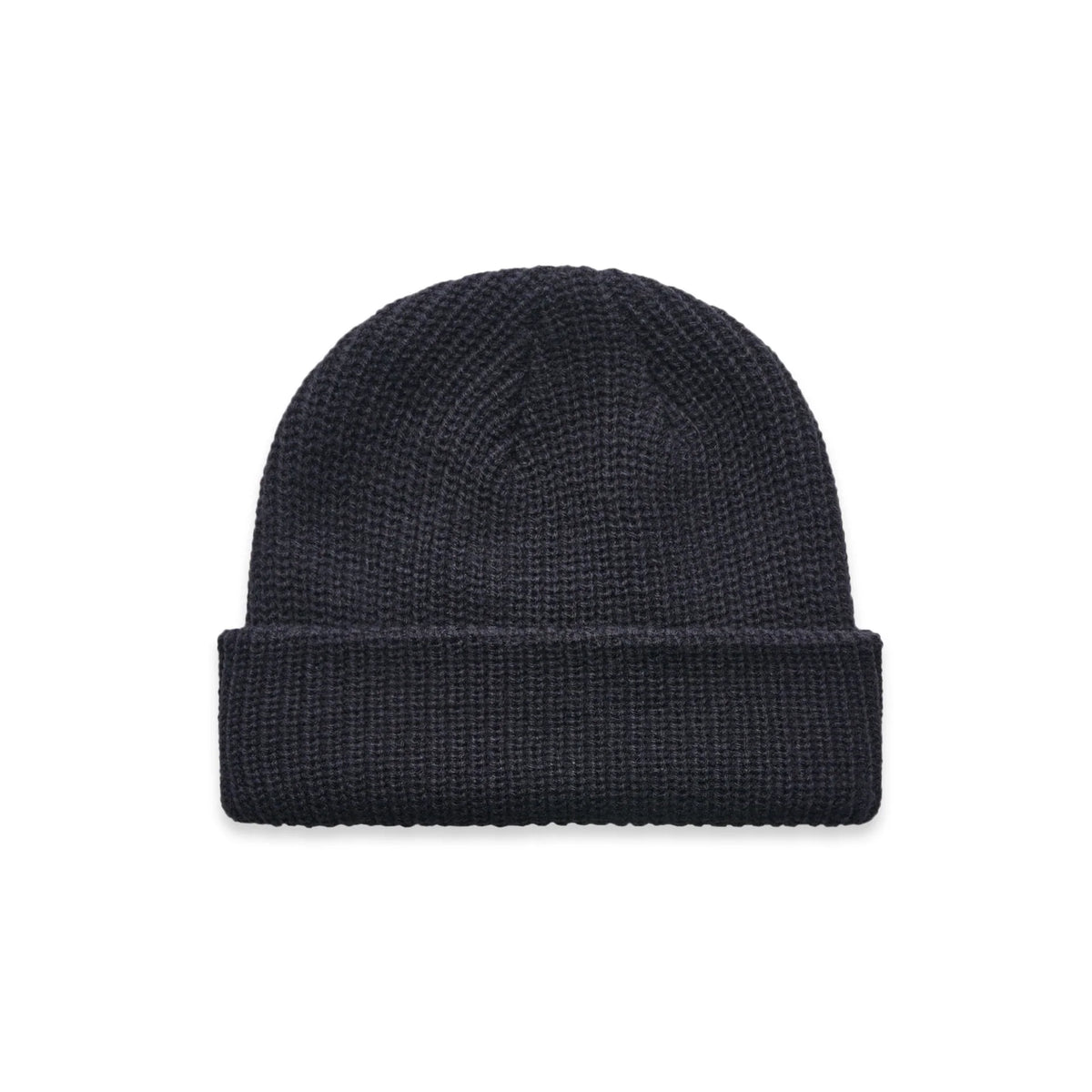 Cable Beanie 1120 - Navy - Front