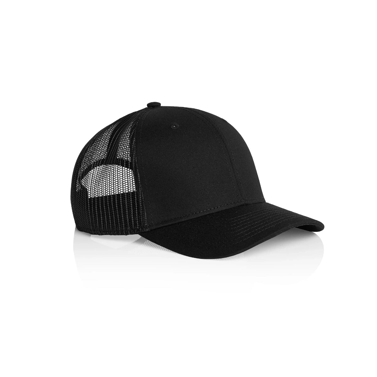 Icon Trucker Cap 1141 - Black - Front