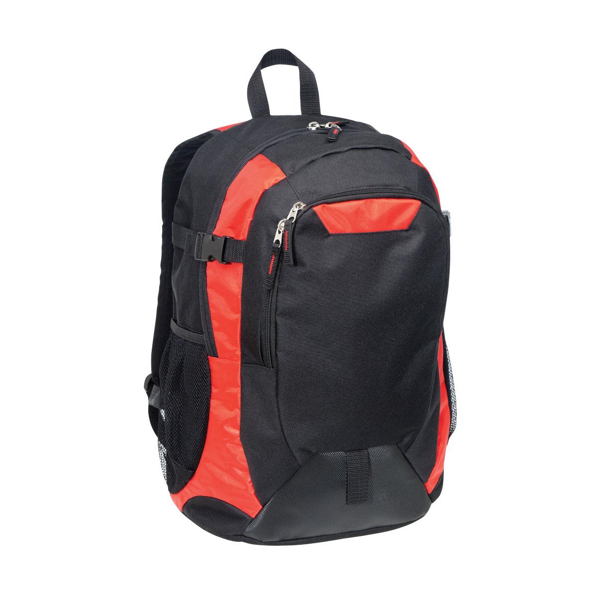 Boost Laptop Backpack - Black / Red - Front
