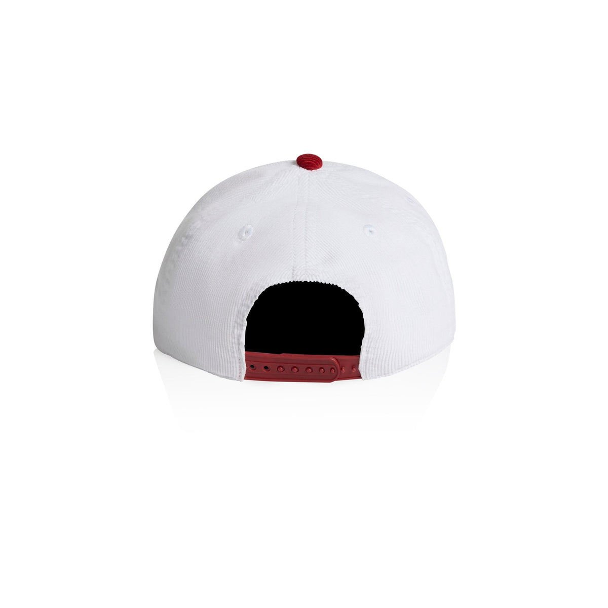 Class Cord Two-Tone Cap 1159 - White/Cardinal - Back