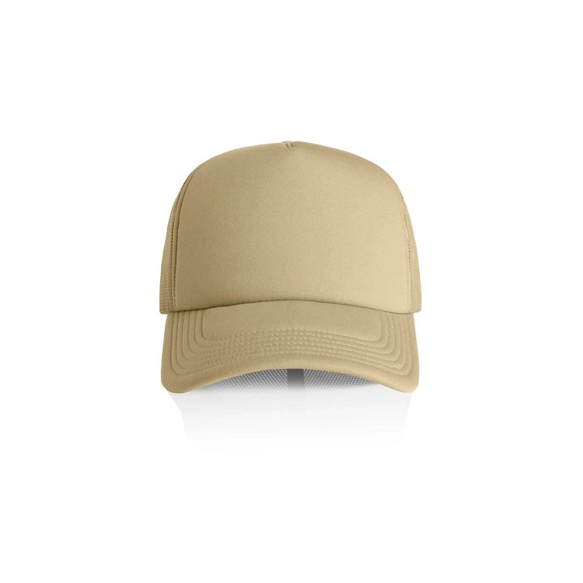 Frame Foam Trucker Cap 1161 - Khaki - Front