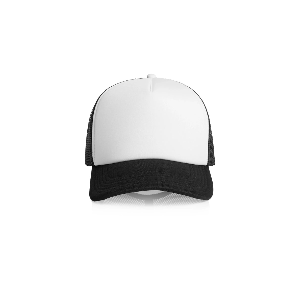 Frame Foam Two-Tone Trucker 1163 - White/Black - Front