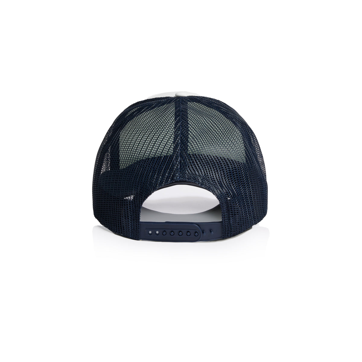 Frame Foam Two-Tone Trucker 1163 - White/Navy - Back