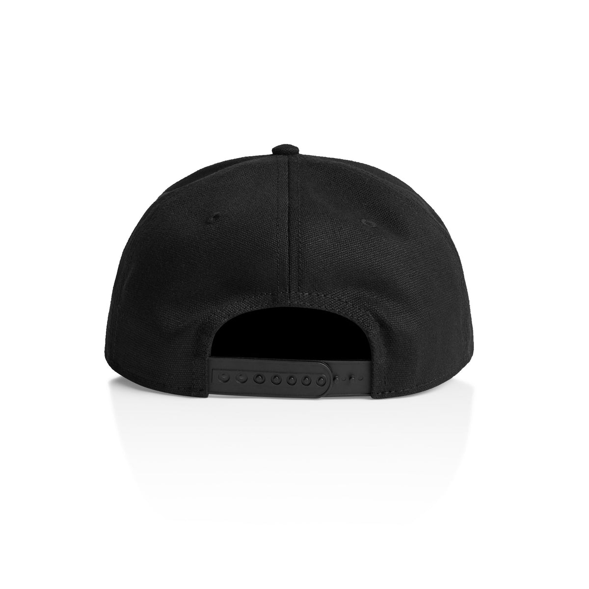Stock Canvas Cap 1173 - Black - Back