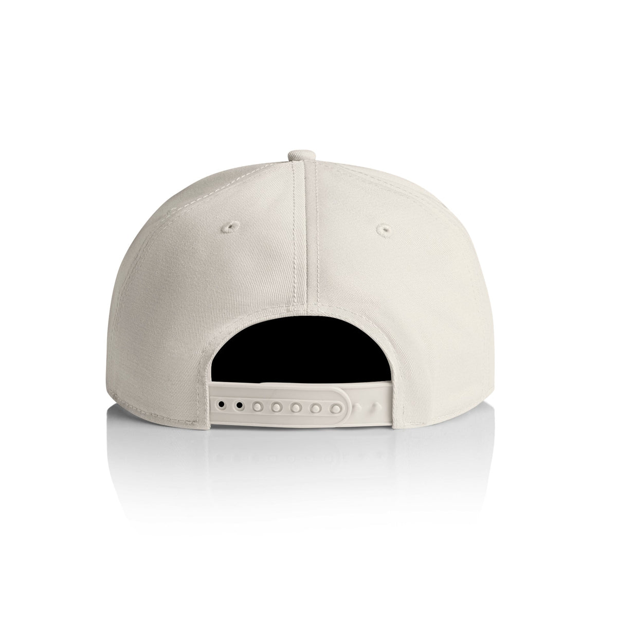 Stock 7-Panel Cap 1184 - Bone - Back