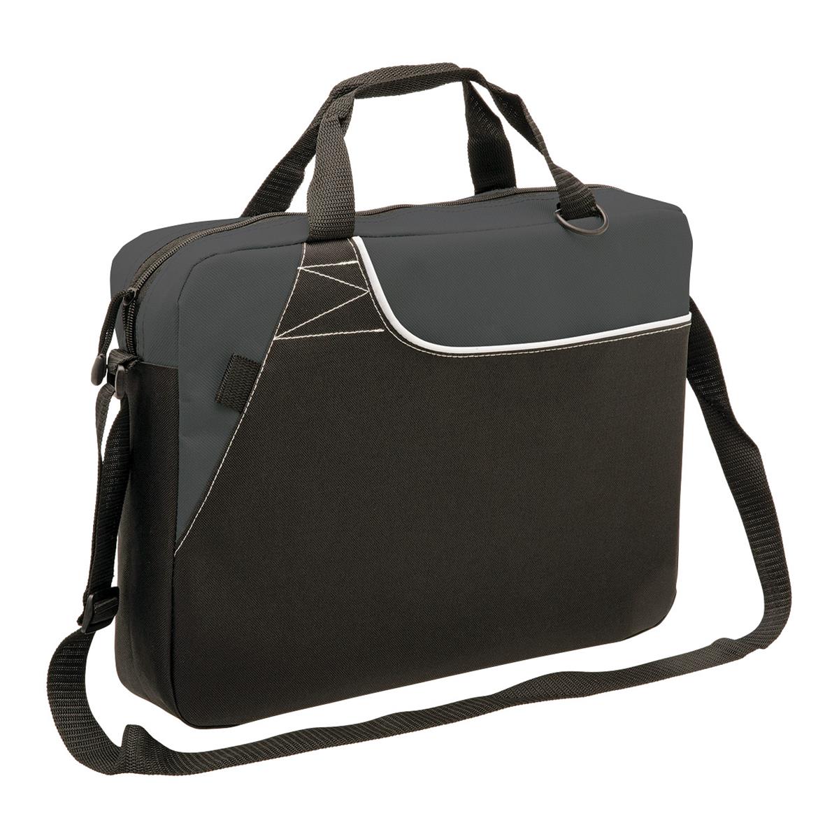 Switch Satchel - Black / Charcoal - Front