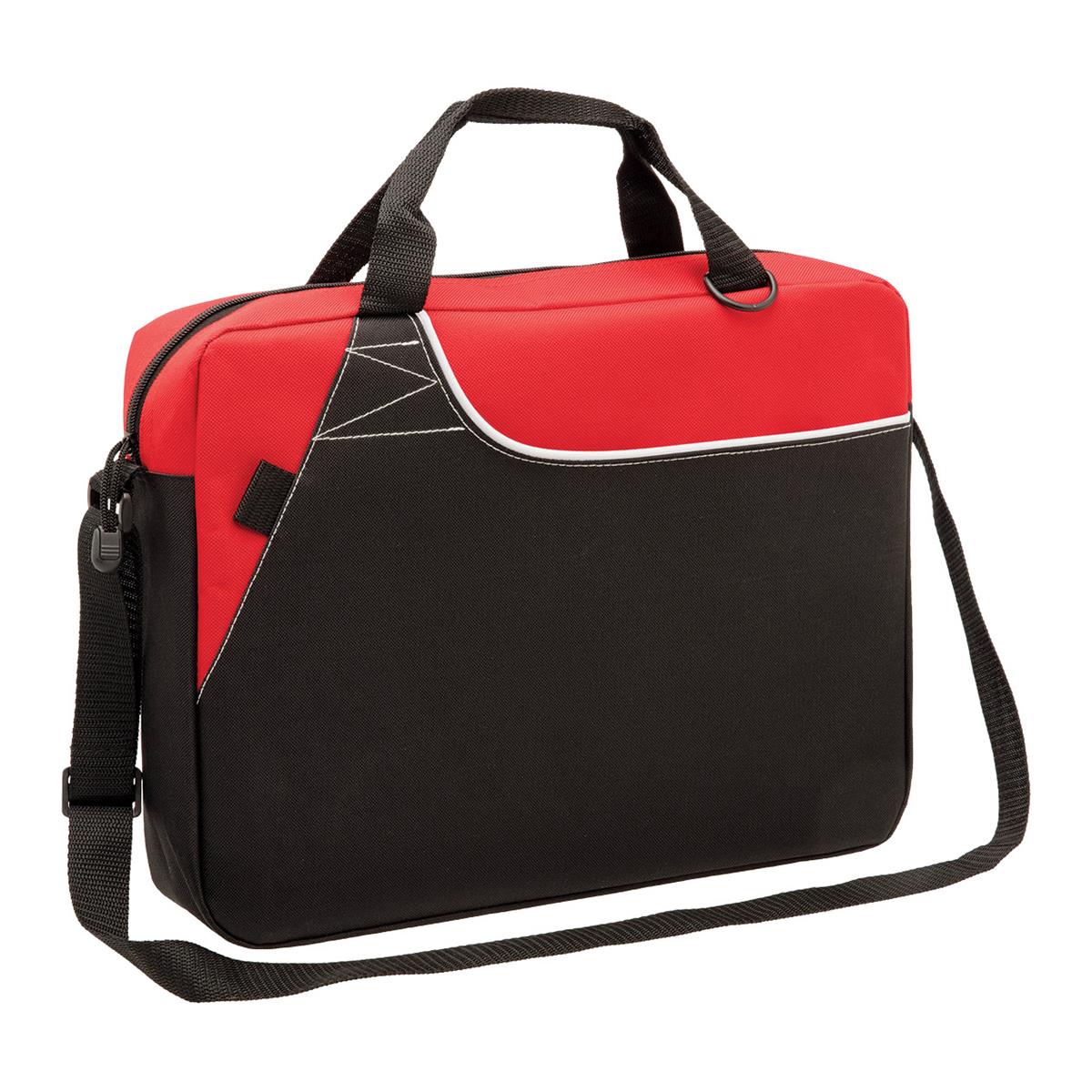 Switch Satchel - Black / Red - Front