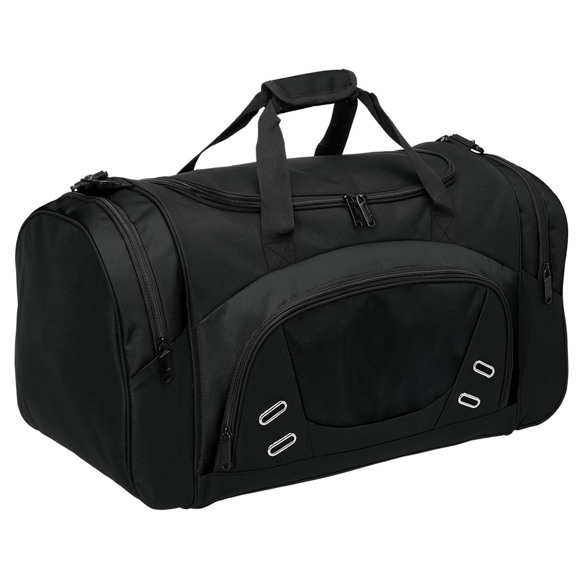 Force Sports Bag - Black / Black - Front
