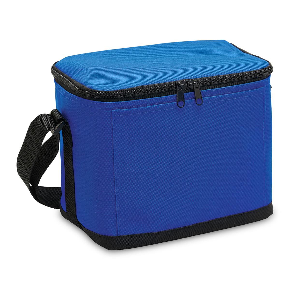 6 Pack Cooler - Royal / Black - Front