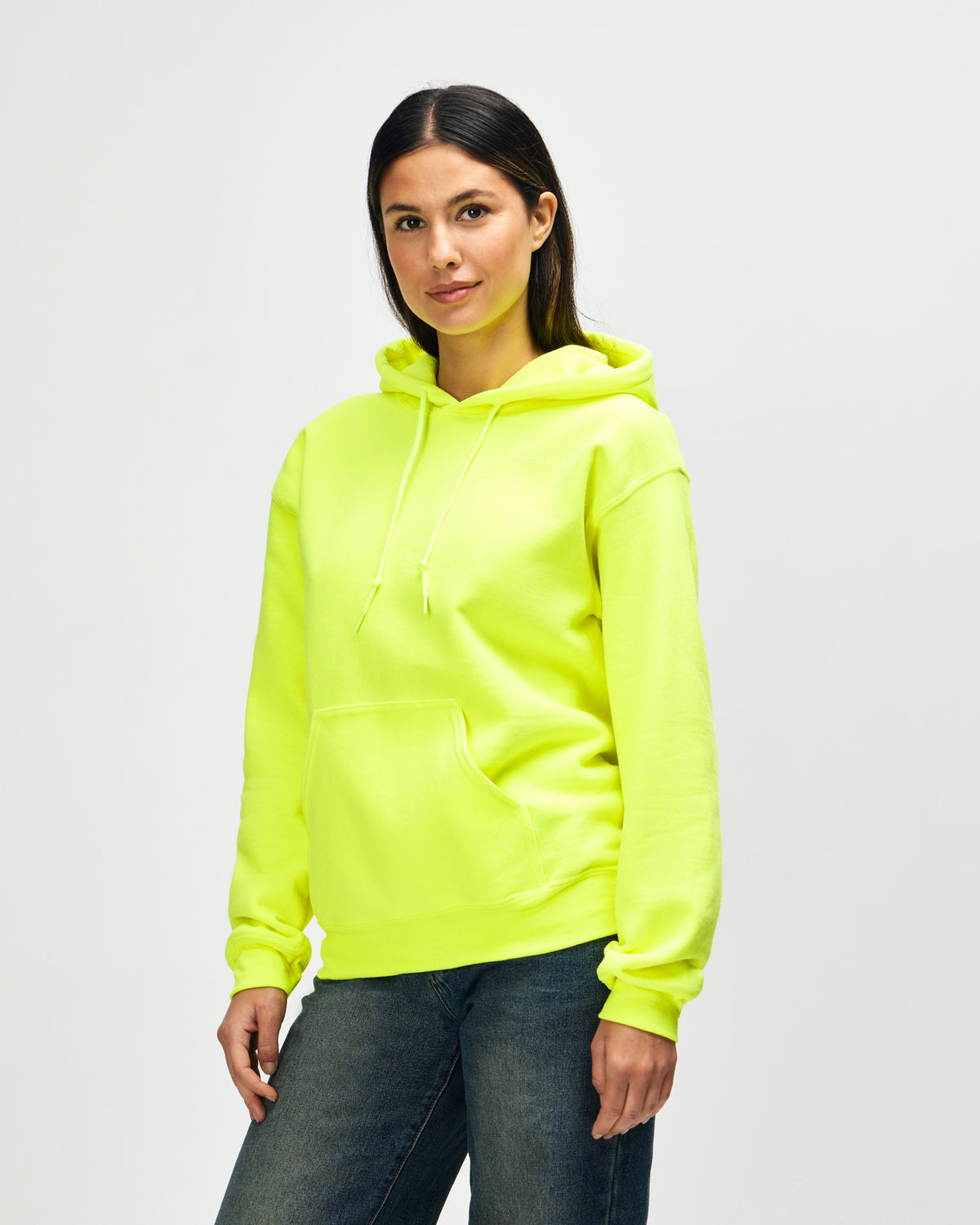 Gildan DryBlend 12500 Hoodie - Safety Green