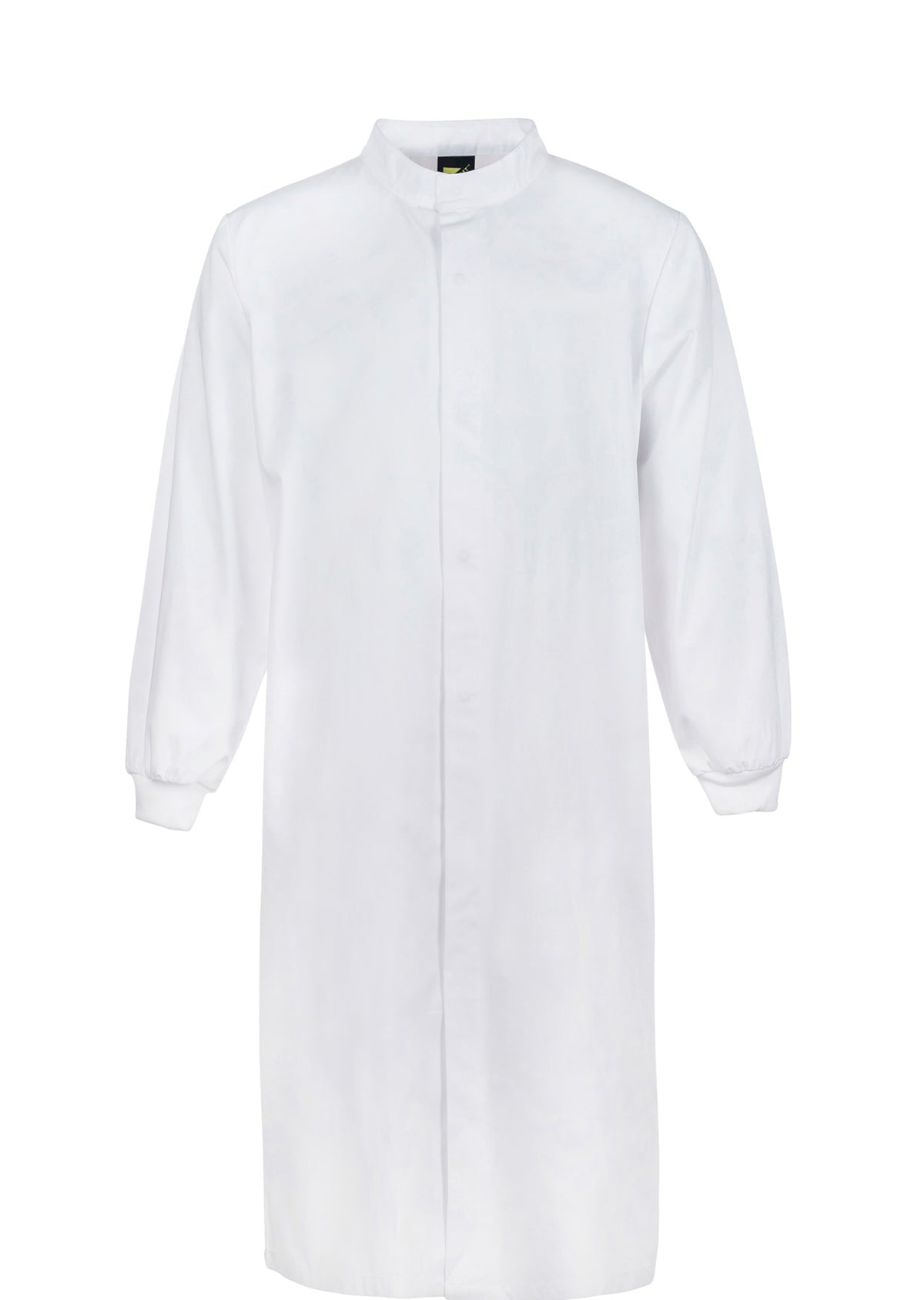 Food Industry Long Length Dustcoat With Mandarin Collar