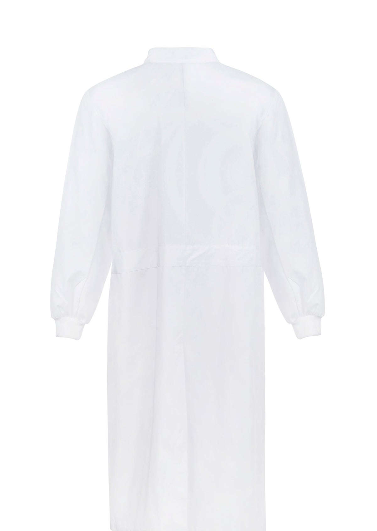 Food Industry Long Length Dustcoat With Mandarin Collar - view