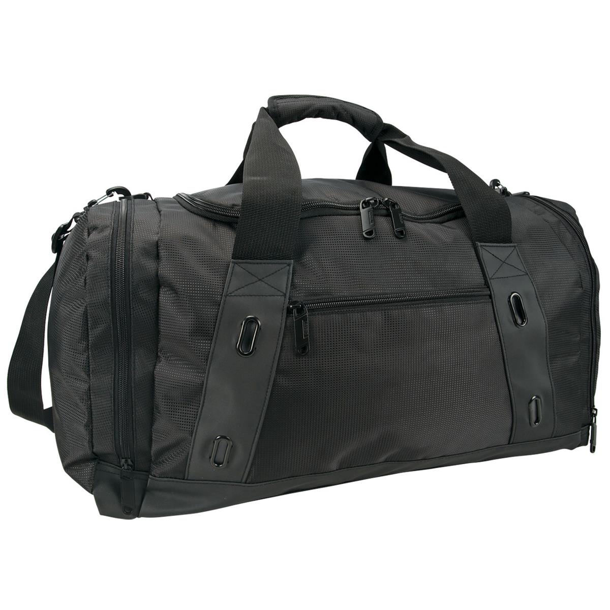 Fortress Duffle - Black / Charcoal - Front