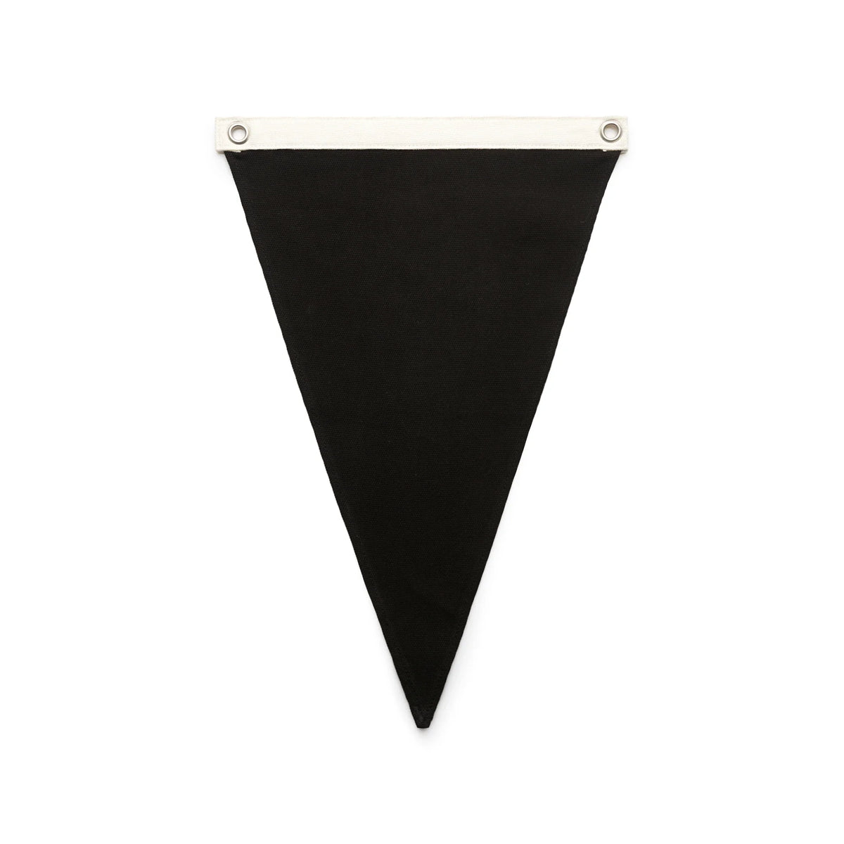 Canvas Pennant Flag 1513 - Black - Front